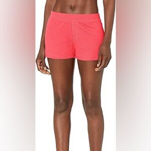 NWT - PJ Salvage Borrowed From The Boys Knit Pajama Shorts in Retro Red Size XL